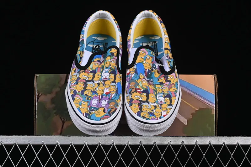 All categories Vans Vans series Vans Low Vans low-top Simpson x Vans Slip-on Pro Simpsons full-print low-top casual sneakers VN0A3WMD1TJ